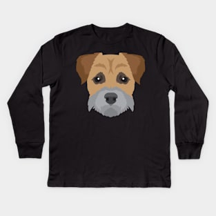 Border Terrier Kids Long Sleeve T-Shirt